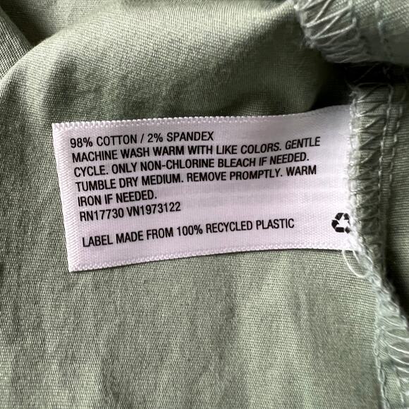 Ava & Viv Women's Plus Size Green Button-Down Oversized Tunic - Size X - NWT - Picture 6 of 7